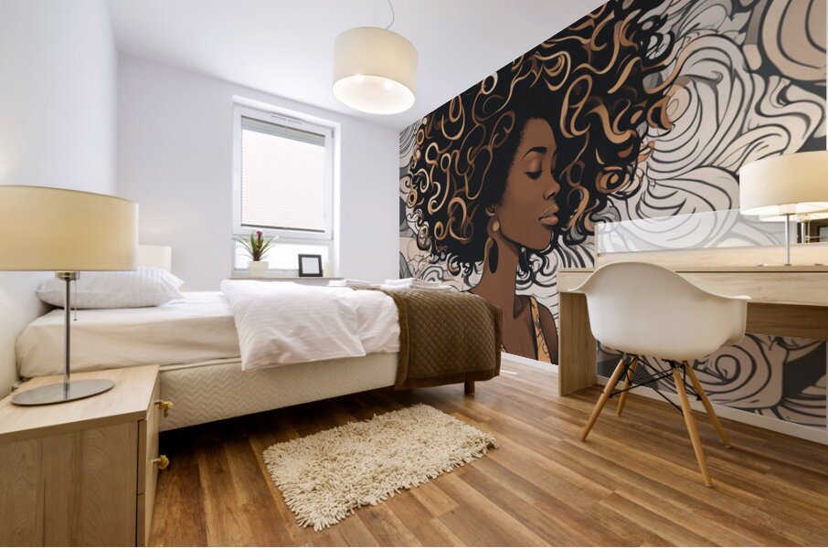 Melanin Magic  42 Mural print