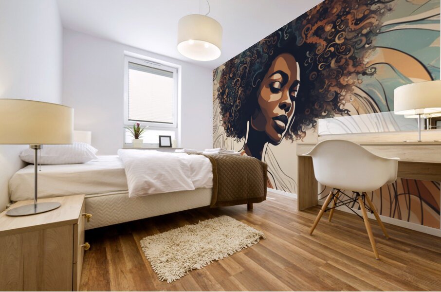 Melanin Magic  55 Mural print