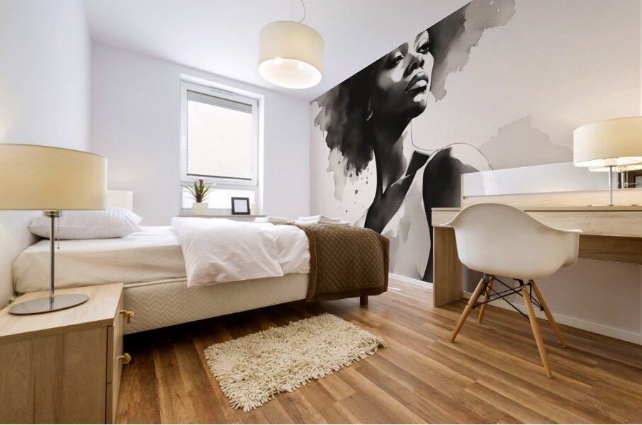 Silhouette of Strength Collection 1 - The Artful Mane 1 Mural print