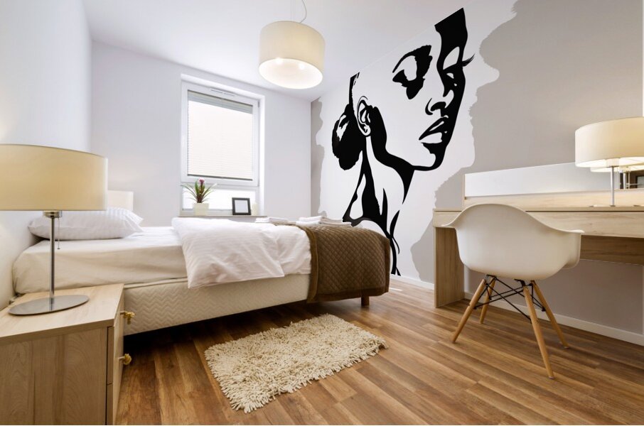 Silhouette of Strength Collection 1 - The Artful Mane 2 Mural print