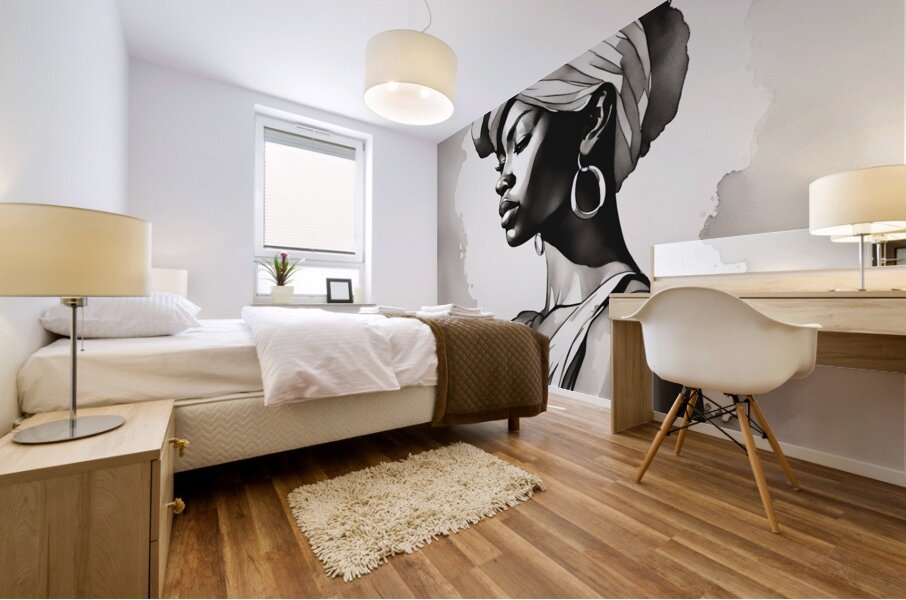 Silhouette of Strength Collection 1 - The Artful Mane 5 Mural print