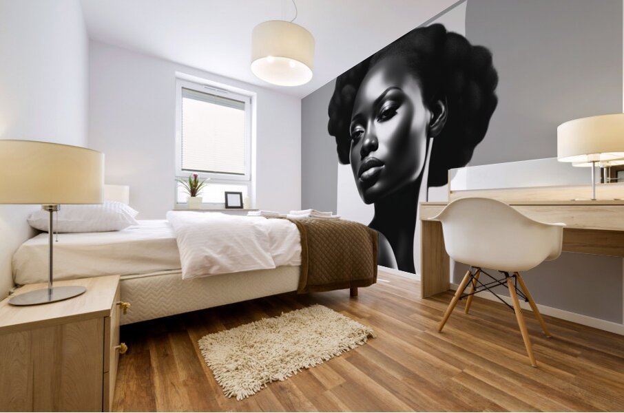 Silhouette of Strength Collection 1 - The Artful Mane 11 Mural print