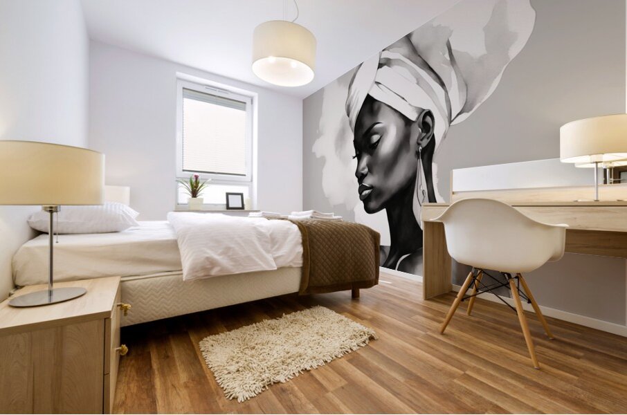 Silhouette of Strength Collection 1 - The Artful Mane 12 Mural print