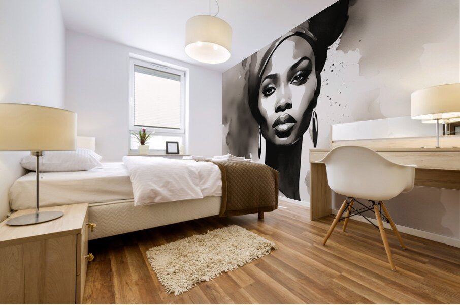 Silhouette of Strength Collection 1 - The Artful Mane 16 Mural print