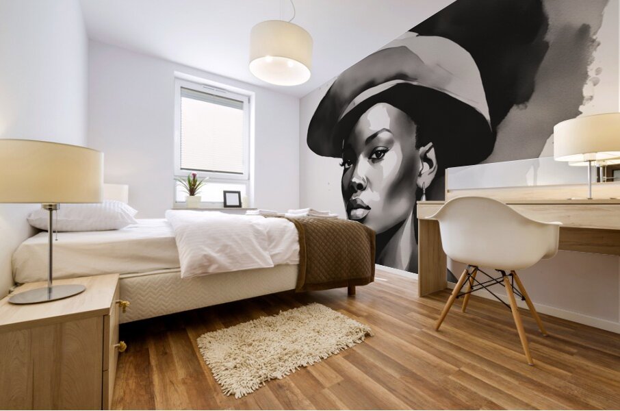 Silhouette of Strength Collection 1 - The Artful Mane 17 Mural print