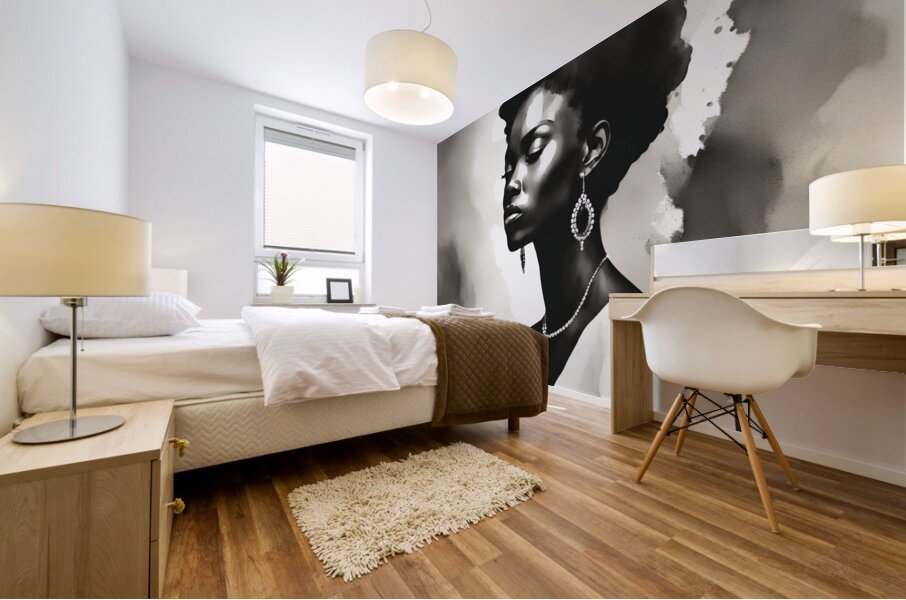 Silhouette of Strength Collection 1 - The Artful Mane 19 Mural print