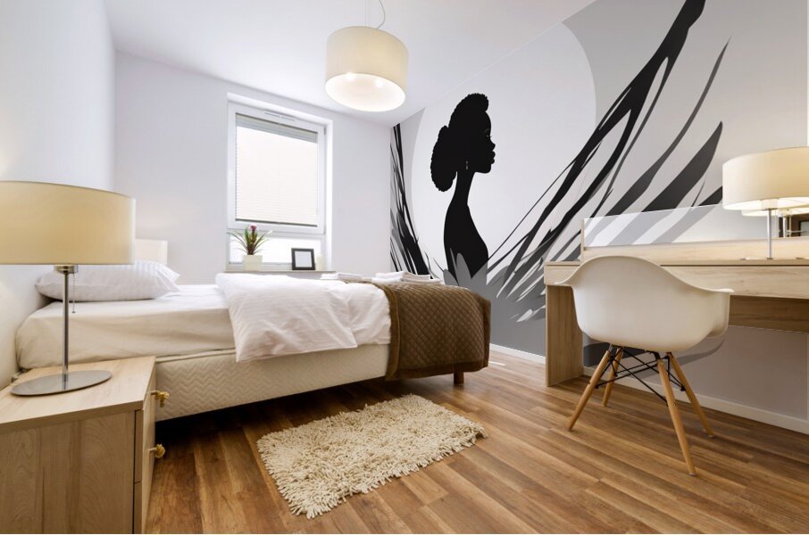 Silhouette of Strength Collection 1 - The Artful Mane 23 Mural print