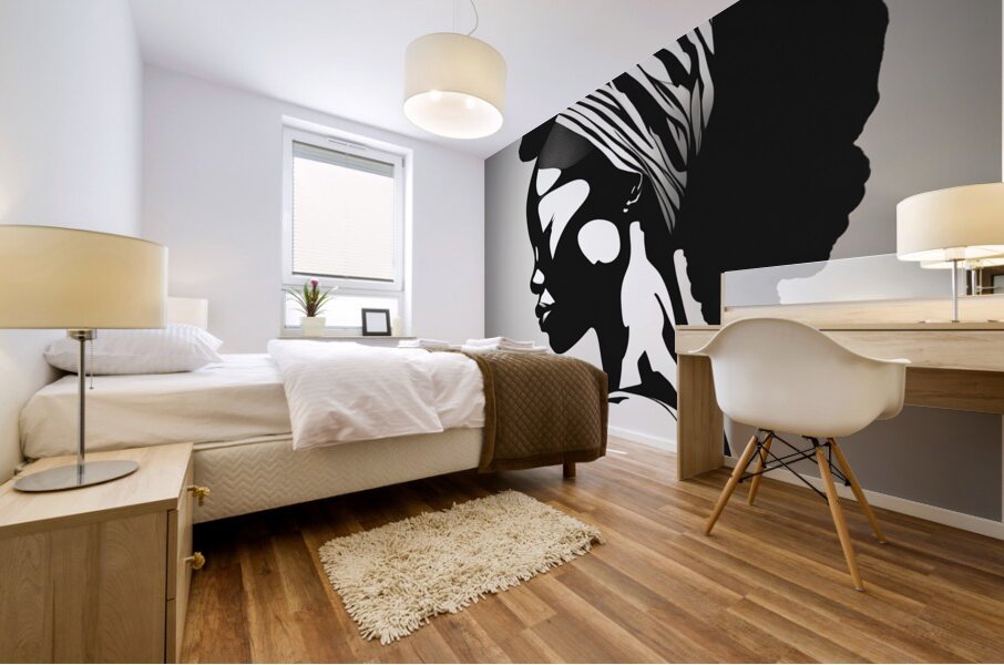 Silhouette of Strength Collection 1 - The Artful Mane 26 Mural print