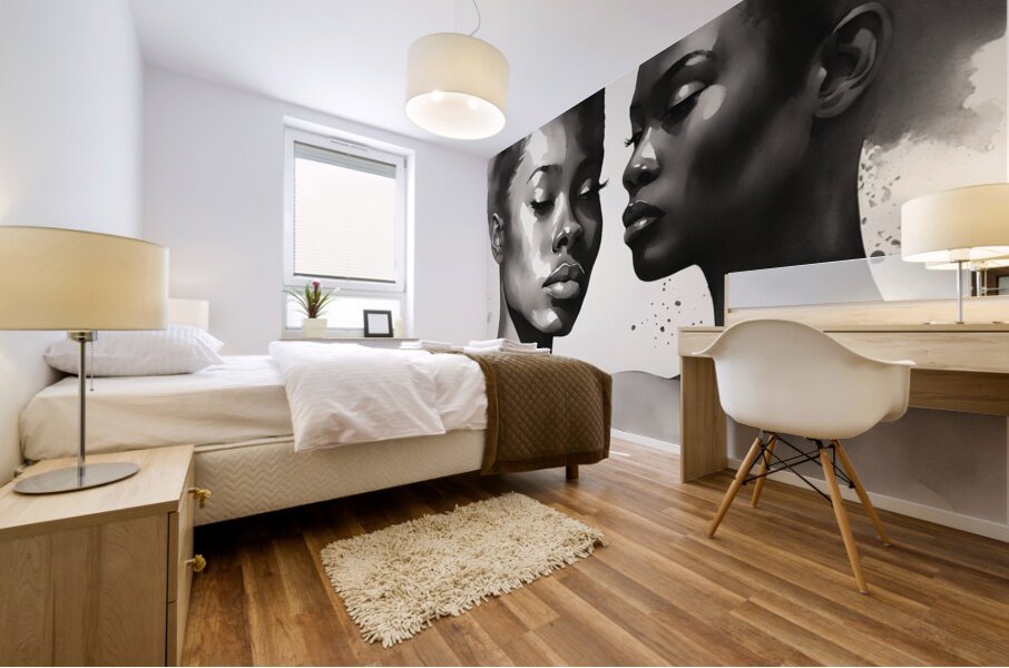 Silhouette of Strength Collection 1 - The Artful Mane 28 Mural print