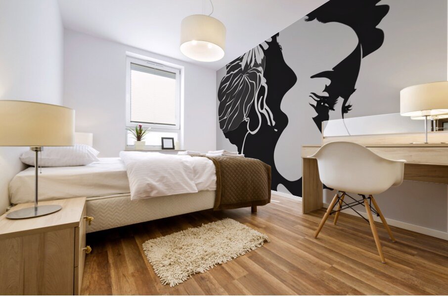 Silhouette of Strength Collection 1 - The Artful Mane 29 Mural print