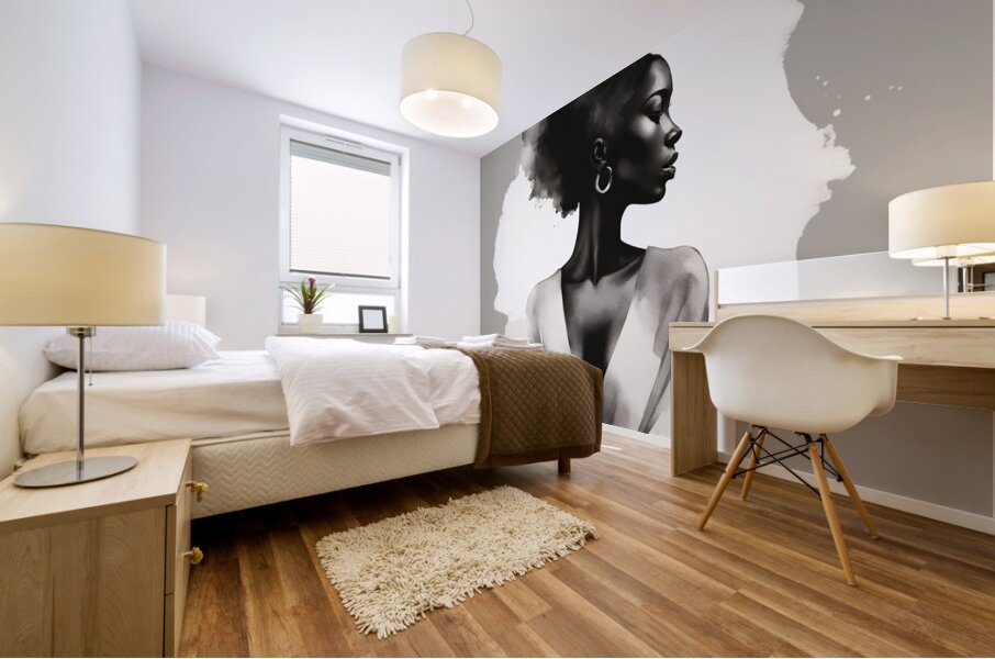 Silhouette of Strength Collection 1 - The Artful Mane 31 Mural print