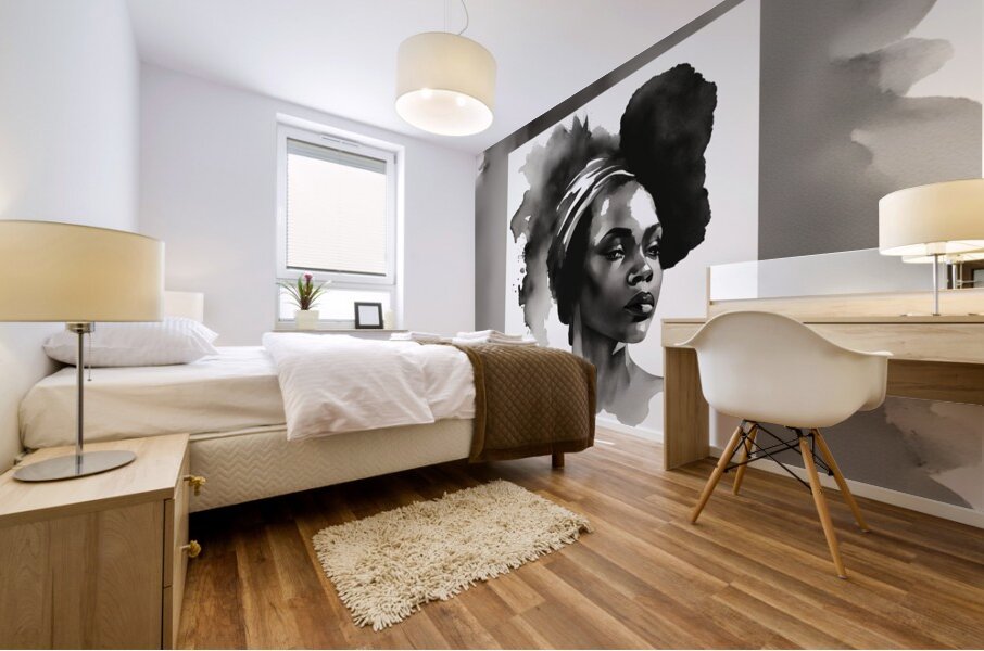 Silhouette of Strength Collection 1 - The Artful Mane 36 Mural print