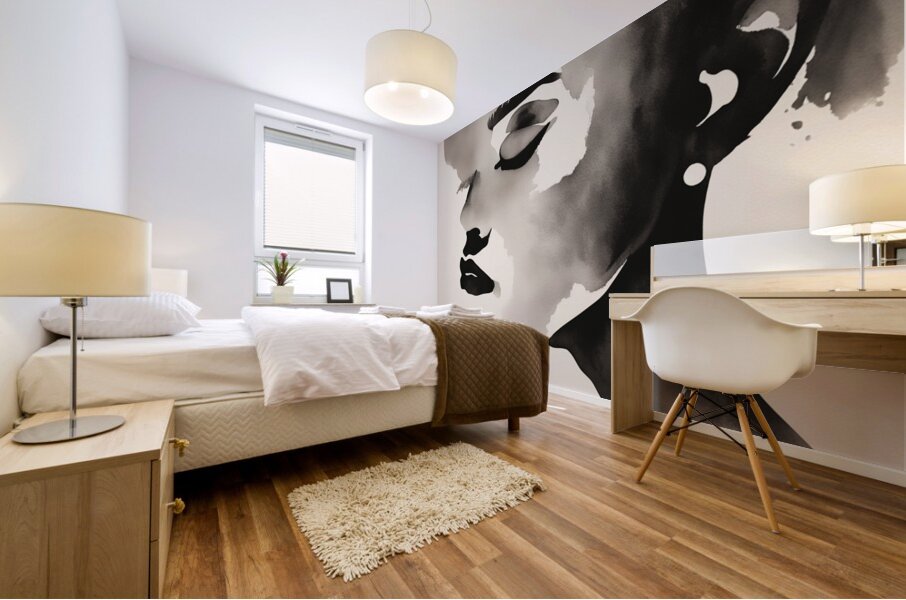 Silhouette of Strength Collection 1 - The Artful Mane 37 Mural print