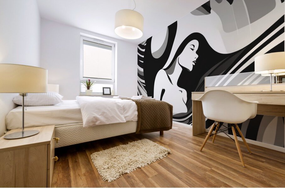 Silhouette of Strength Collection 1 - The Artful Mane 38 Mural print