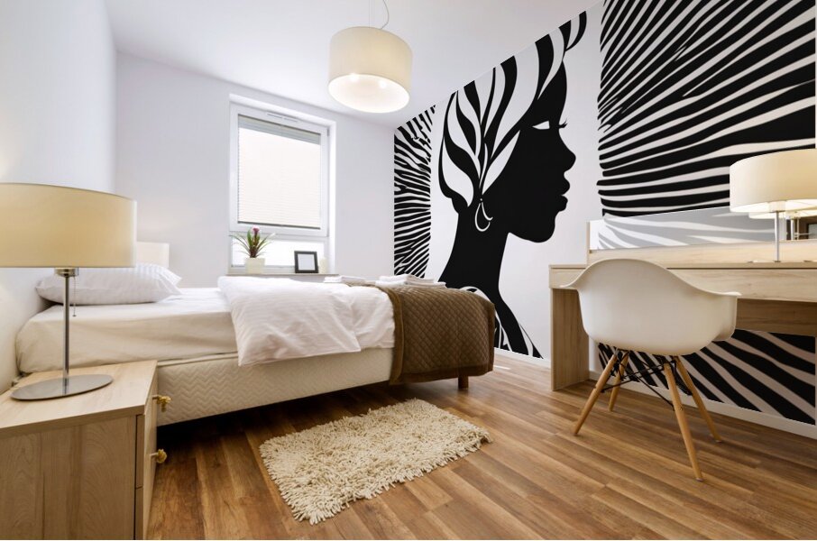 Silhouette of Strength Collection 1 - The Artful Mane 39 Mural print