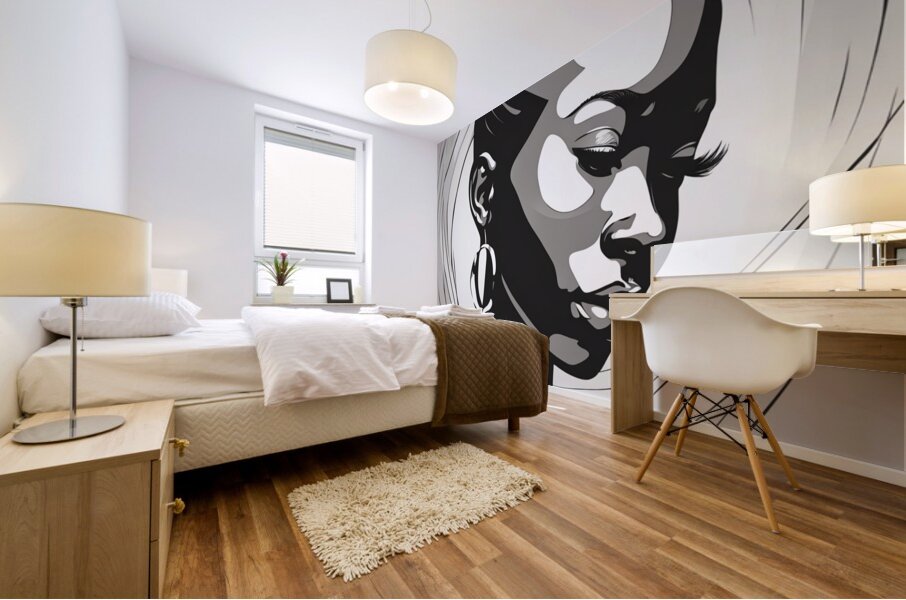 Silhouette of Strength Collection 1 - The Artful Mane 40 Mural print