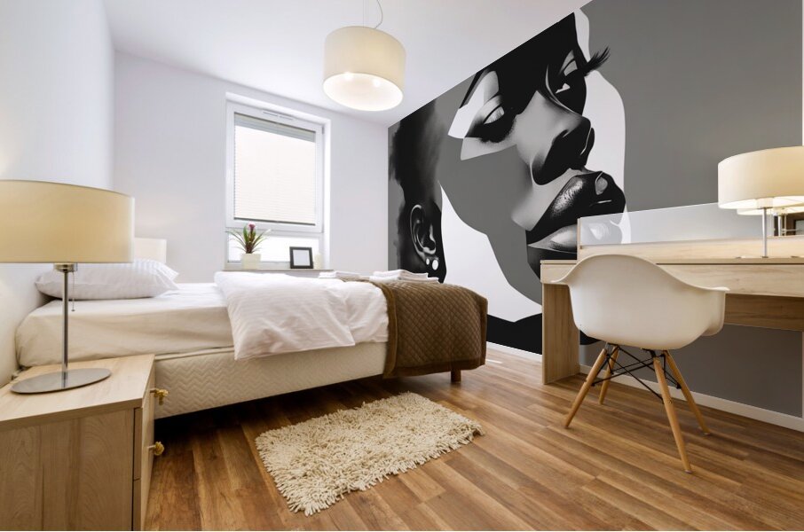 Silhouette of Strength Collection 1 - The Artful Mane 41 Mural print