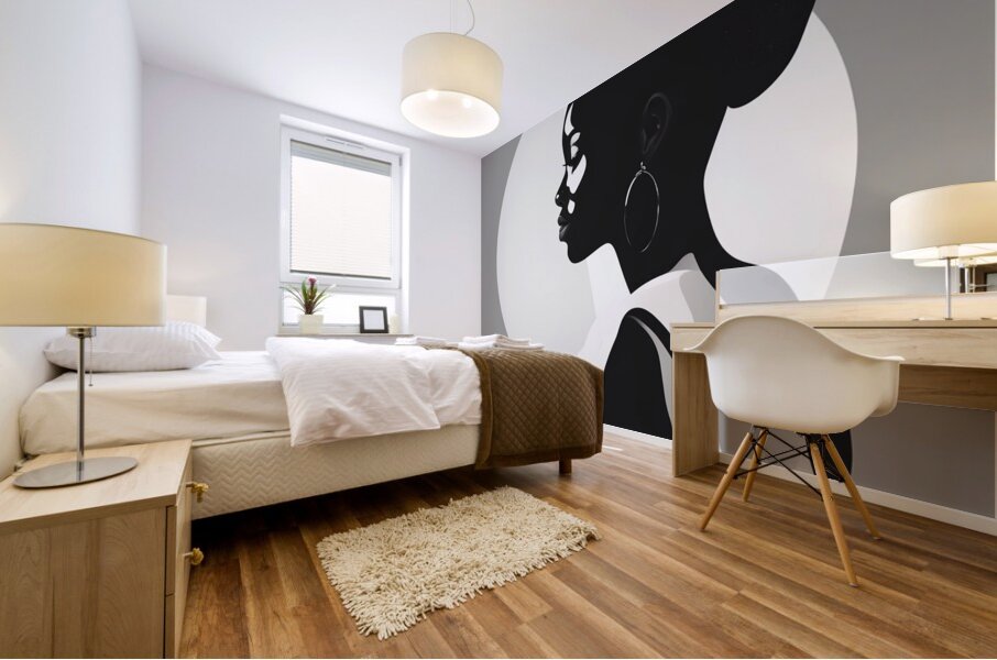 Silhouette of Strength Collection 1 - The Artful Mane 43 Mural print