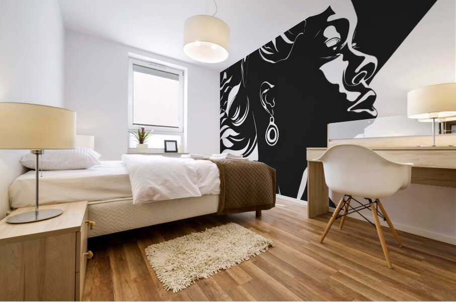 Silhouette of Strength Collection 1 - The Artful Mane 46 Mural print