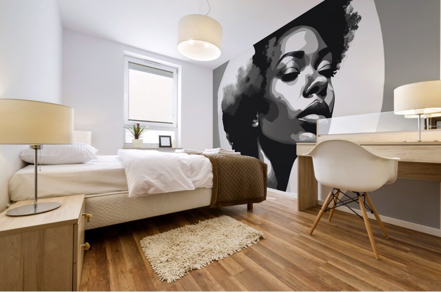 Silhouette of Strength Collection 1 - The Artful Mane 49 Mural print