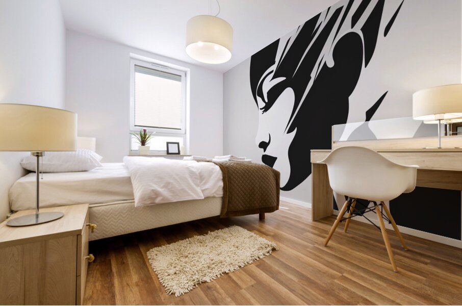 Silhouette of Strength Collection 1 - The Artful Mane 51 Mural print