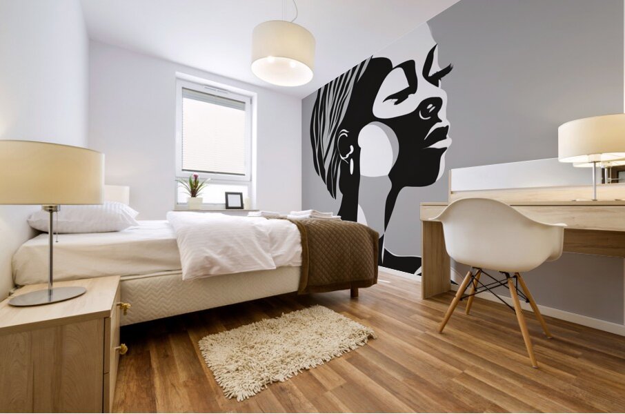 Silhouette of Strength Collection 1 - The Artful Mane 52 Mural print