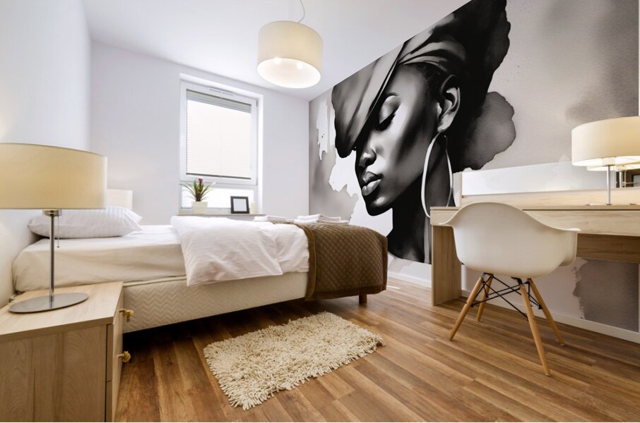 Silhouette of Strength Collection 1 - The Artful Mane 55 Mural print