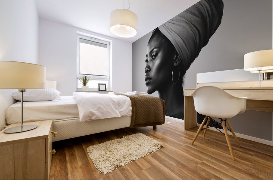 Silhouette of Strength Collection 1 - The Artful Mane 58 Mural print