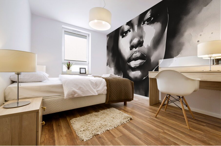 Silhouette of Strength Collection 1 - The Artful Mane 63 Mural print