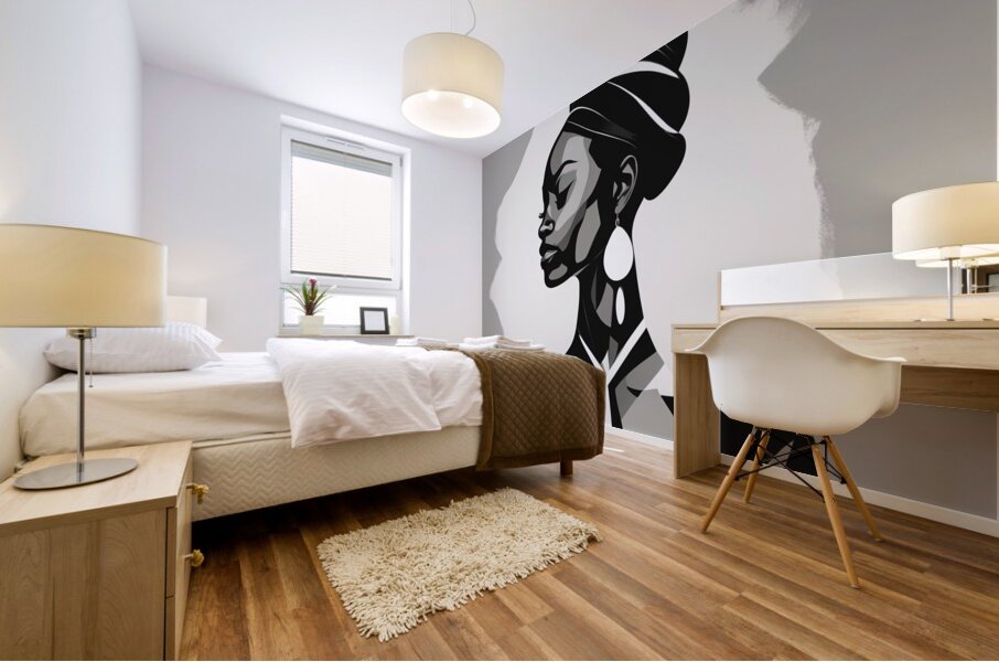 Silhouette of Strength Collection 1 - The Artful Mane 65 Mural print