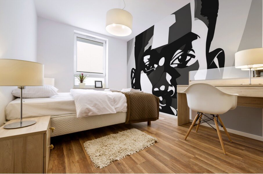 Silhouette of Strength Collection 1 - The Artful Mane 66 Mural print