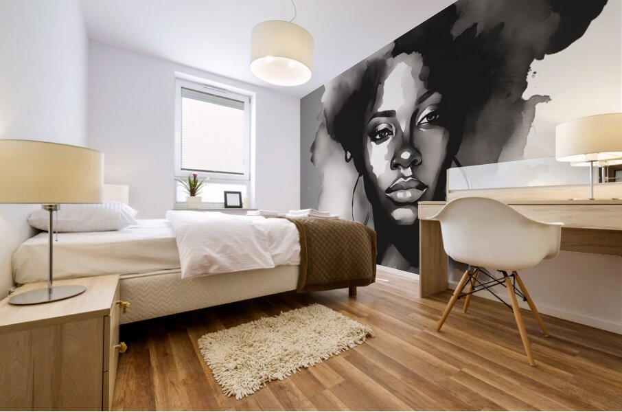 Silhouette of Strength Collection 1 - The Artful Mane 67 Mural print