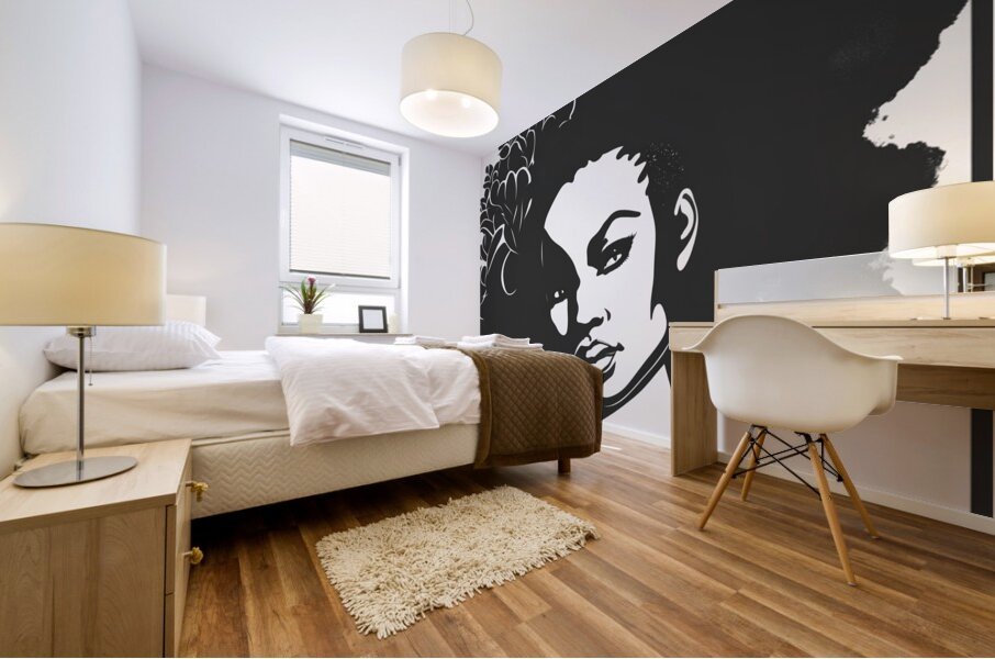 Silhouette of Strength Collection 2 - The Artful Mane 3 Mural print