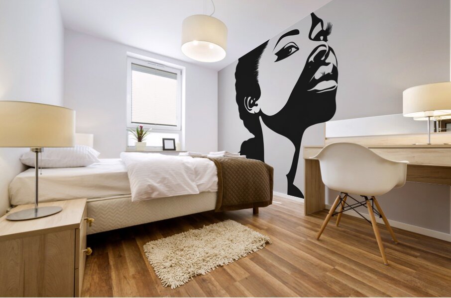 Silhouette of Strength Collection 2 - The Artful Mane 4 Mural print