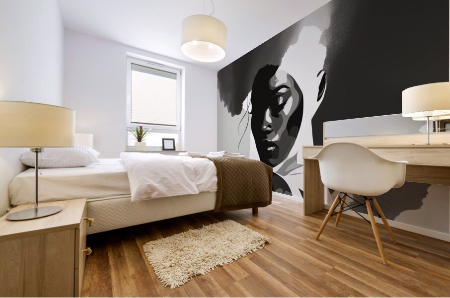 Silhouette of Strength Collection 2 - The Artful Mane 11 Mural print