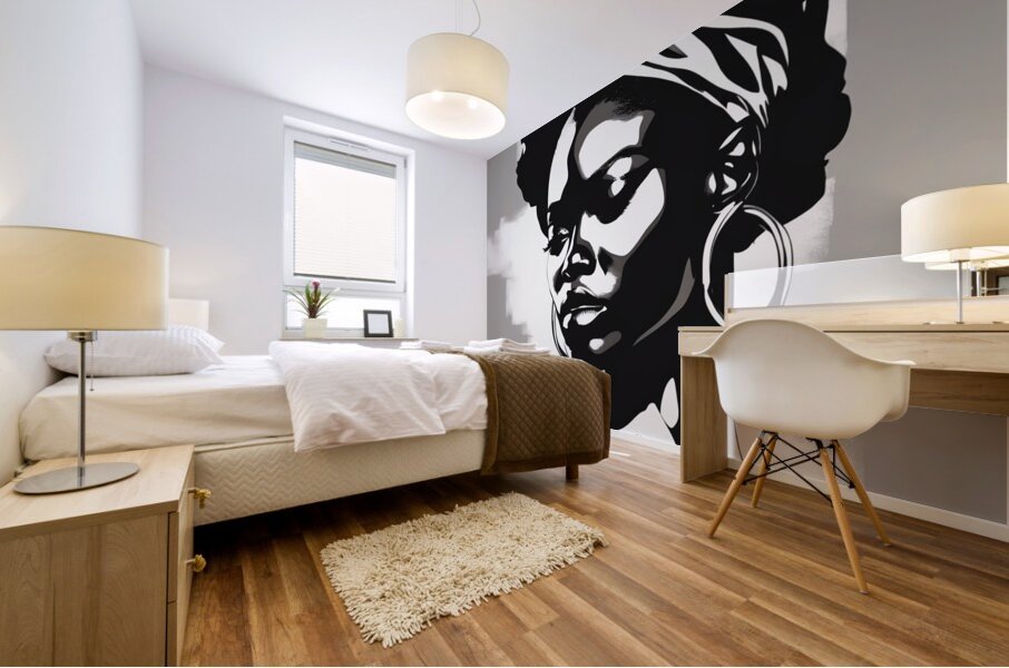 Silhouette of Strength Collection 2 - The Artful Mane 14 Mural print