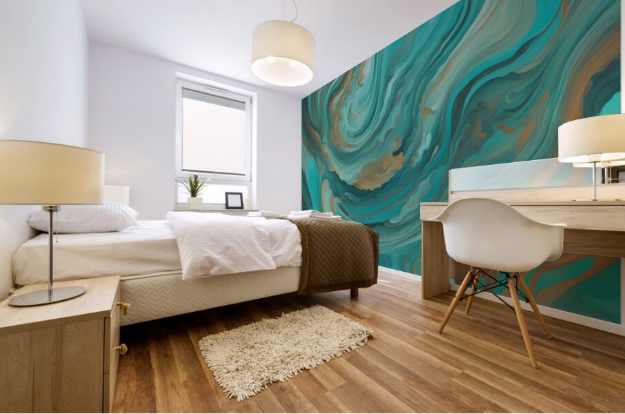 A Touch of Color 2: Celebrating Hue at The Artful Mane 18 Mural print