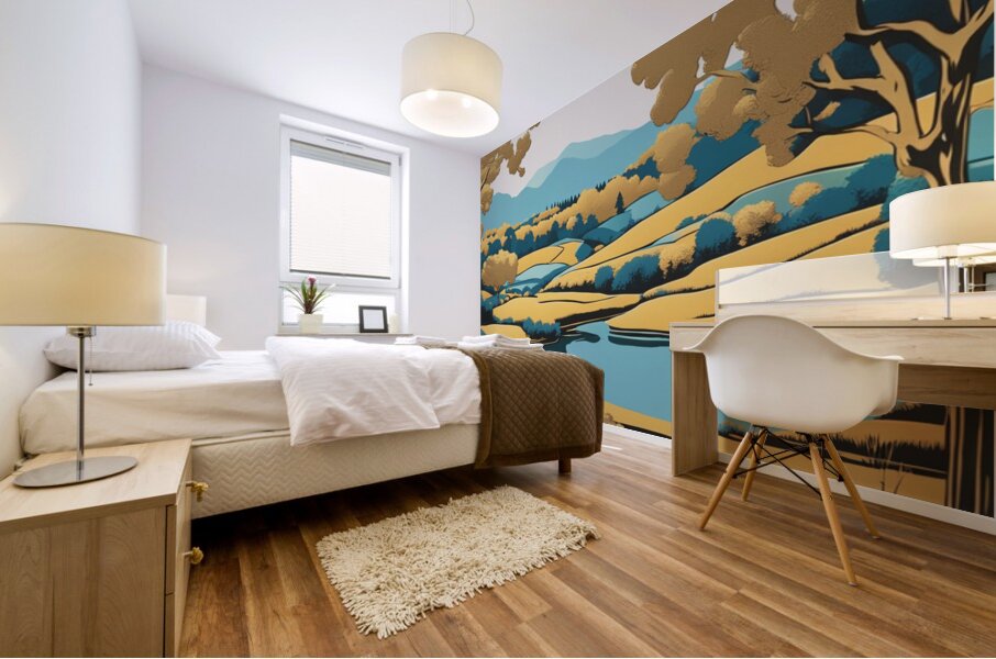 A Touch of Color 2: Celebrating Hue at The Artful Mane 57 Mural print