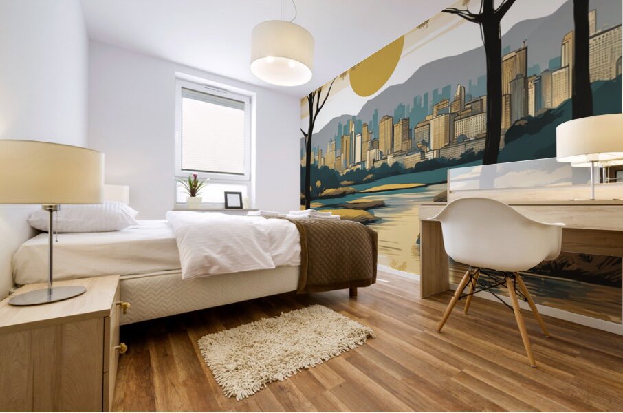 A Touch of Color 2: Celebrating Hue at The Artful Mane 70 Mural print