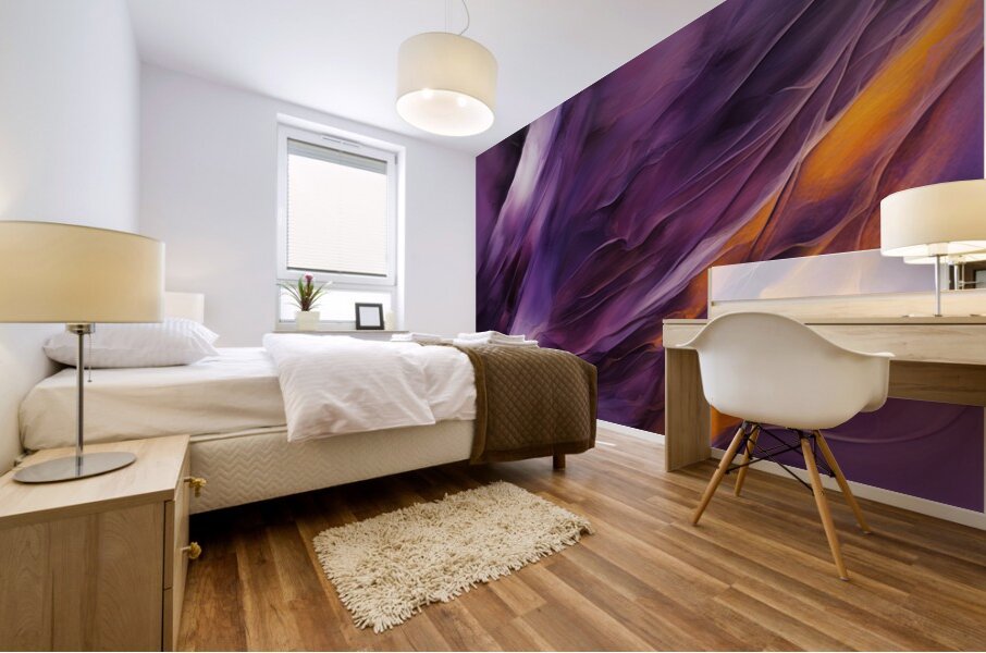 The Purle Aurora 10 Mural print