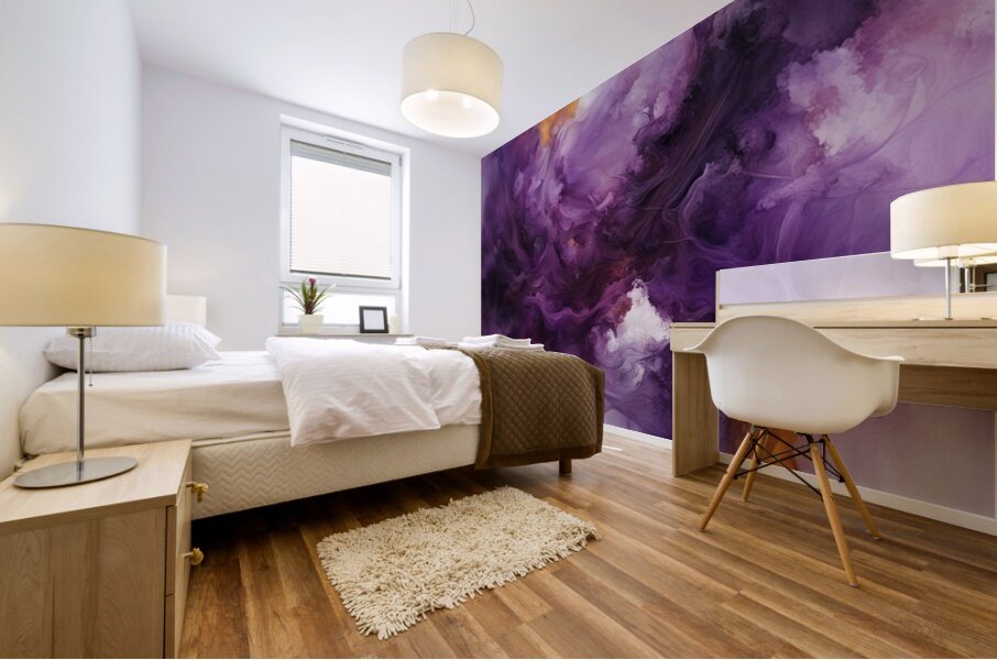 The Purle Aurora 11 Mural print