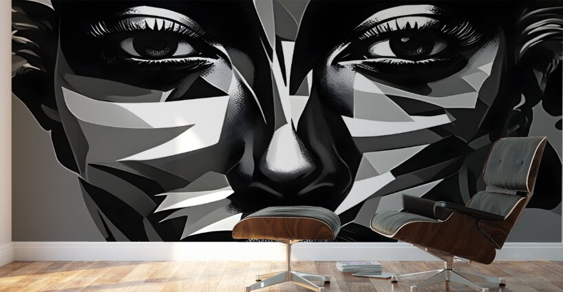 Fractured Strength 4 Wall Murals
