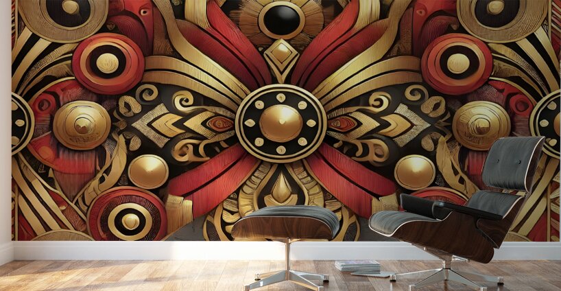 Threads of Heritage: Afrocentric Wearable Art Collection 1 2 Wall Murals