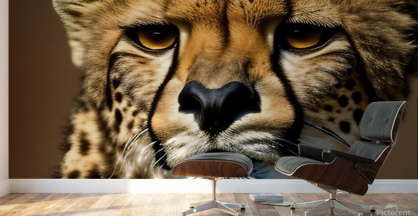 Intentional. Cheetah.  Wall Murals