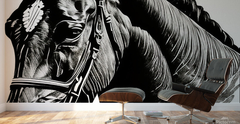 Emilie - Show Horse Wall Murals