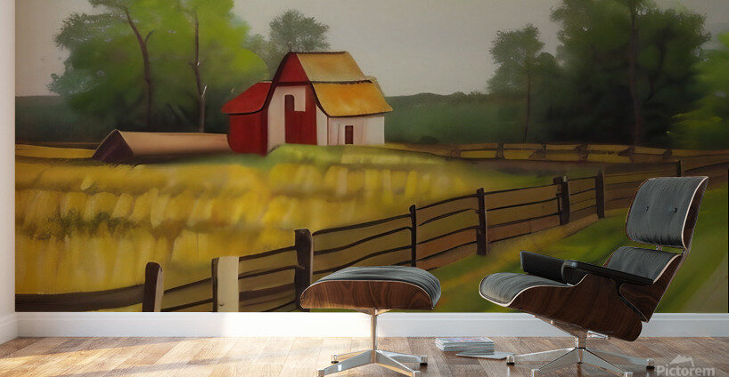 The Rural Oasis. Countryside. Wall Murals