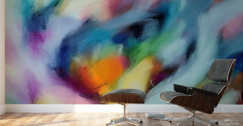 Distance. Abstract.  Wall Murals