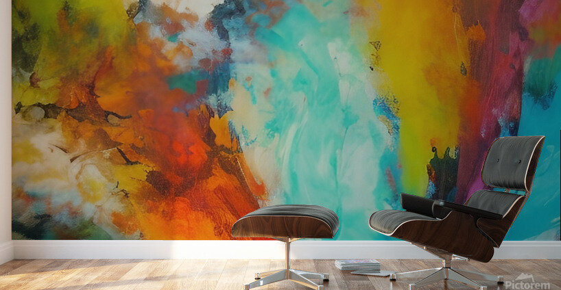 Dispersed Visions. Abstract.  Wall Murals