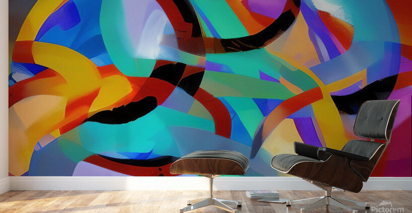 Swirls. Abstract. Wall Murals