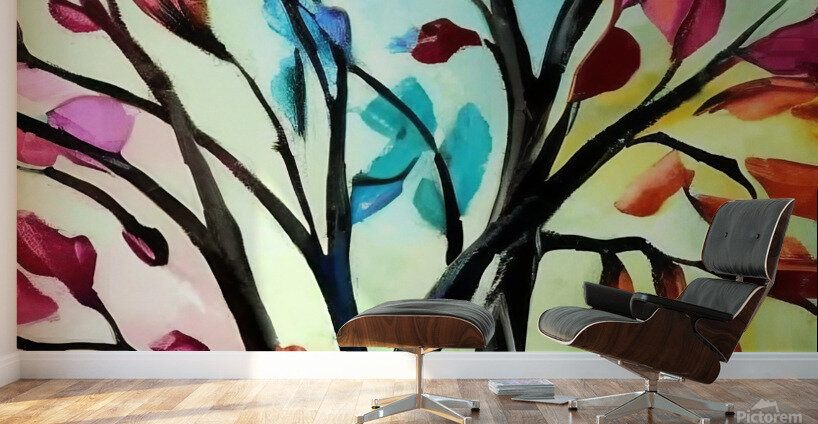 Branched Light. Part 2. Abstract. Wall Murals